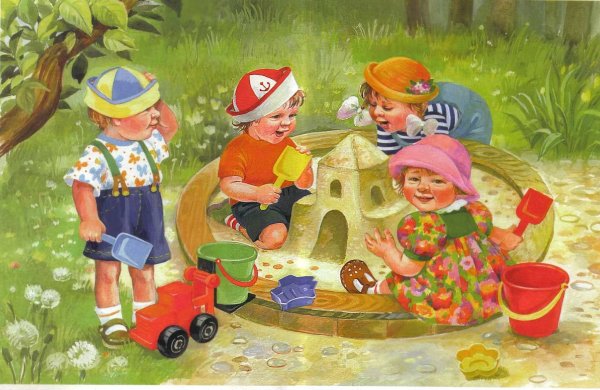 Лето для детей в детском саду