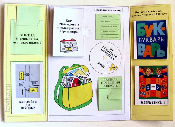 Лэпбук портфель