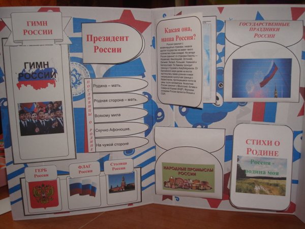 Лэпбук Россия Родина моя