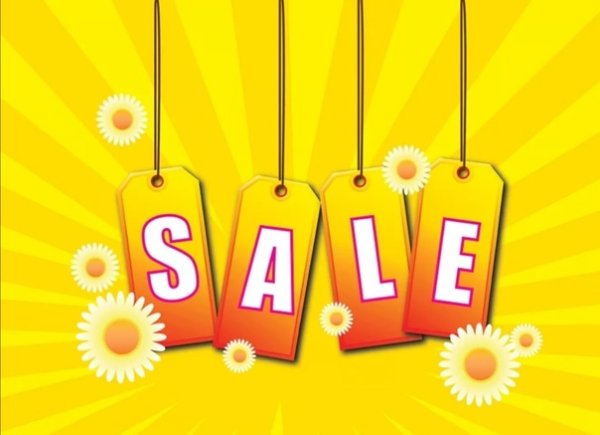 Летние скидки баннер