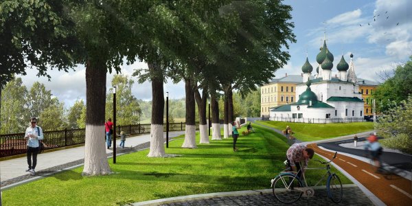 Которосльная набережная Ярославль