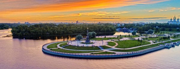Ярославль набережная стрелка