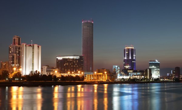 Ночной Екатеринбург Сити