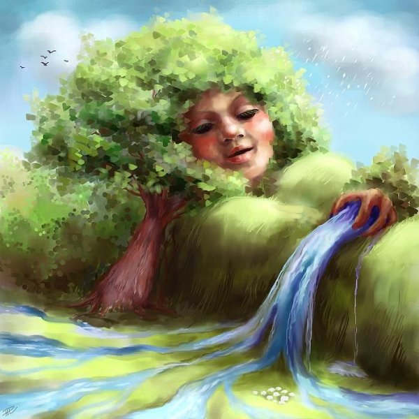 Нонна Кукель картины славянские боги