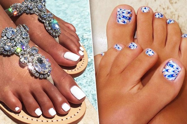 Педикюр на лето