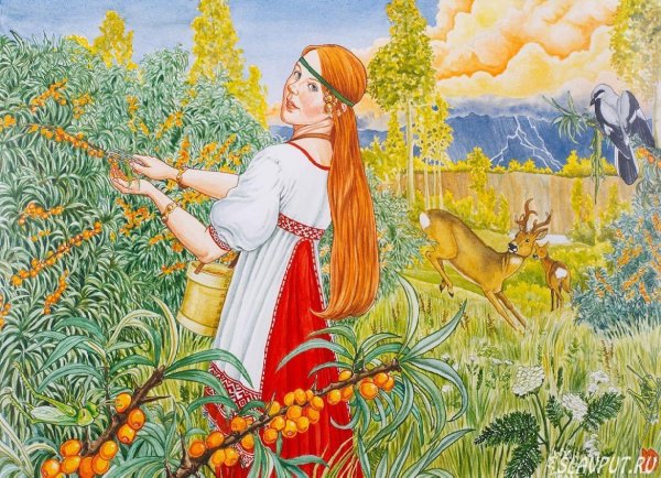 Древнеславянское поселение Николай Фомин иллюстрации