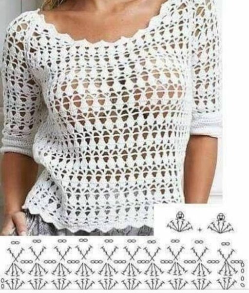 Узор для летней кофточки