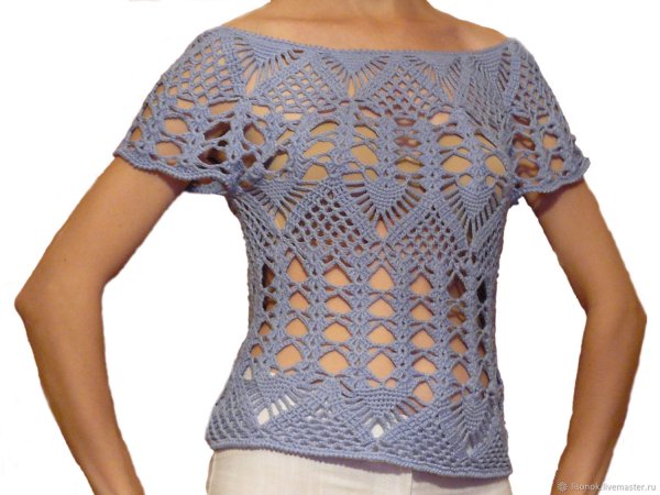 Вязаная футболка