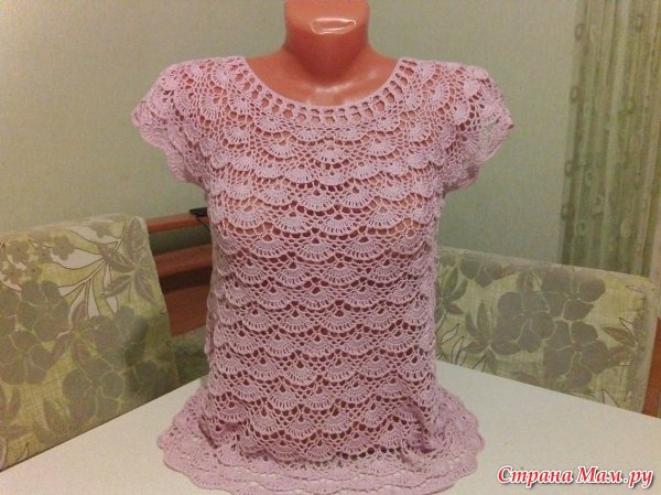 Кофточка крючком