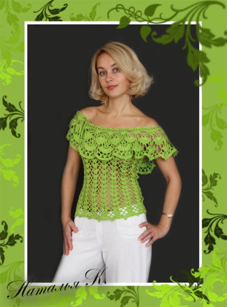 Кофточка крючком