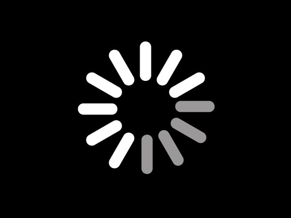 Загрузка на черном фоне