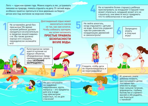 Безопасность детей в летний период