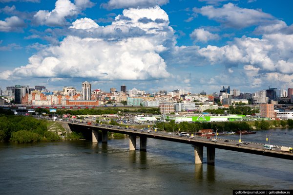 Димитровский мост Новосибирск