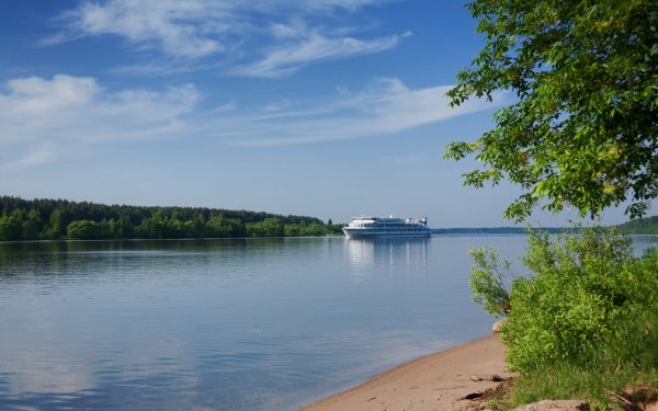 Река Волга Кстово