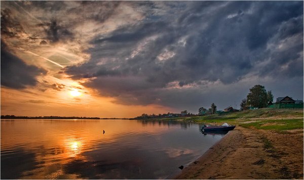 Река Волга высокий берег Приволжье