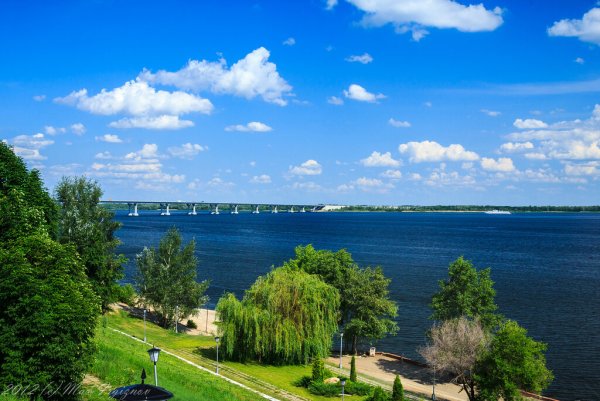 Река Волга просторы Ульяновск