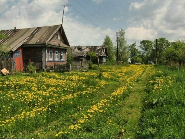 Изба деревня деревня тропа