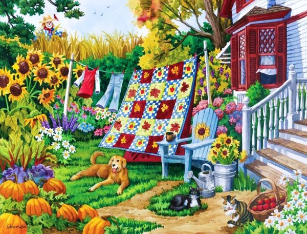 Сад иллюстрация