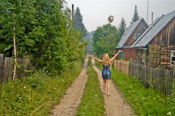 Фотосессия на дороге