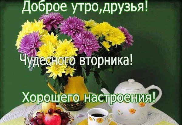 С добрым утром вторника