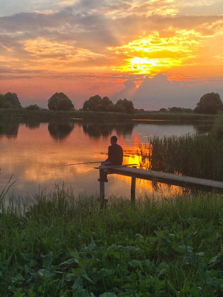 Летний вечер в деревне
