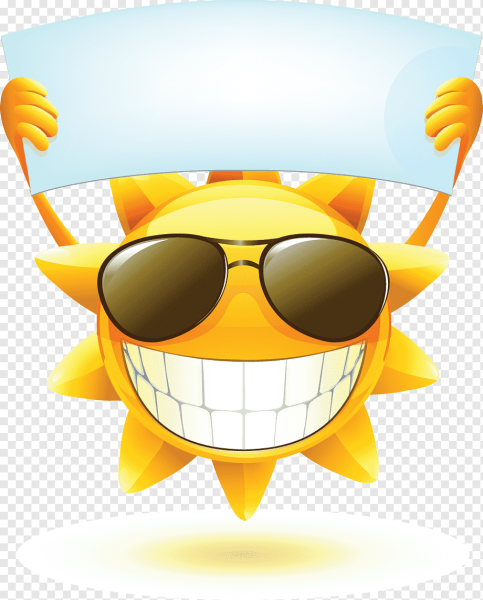 Крутые смайлики лето