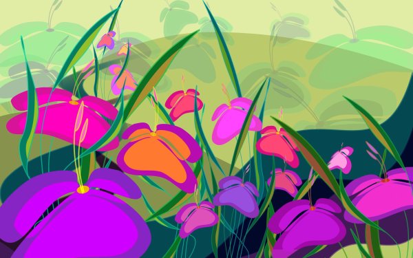 Мультяшные цвета