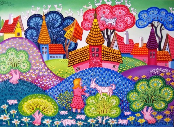 Сказочные картины Ласло Кодай