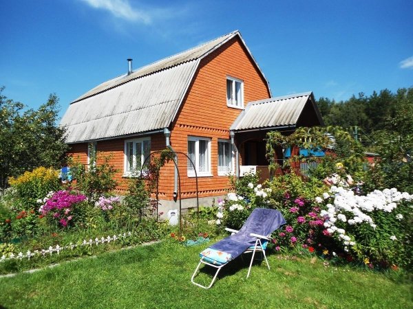 Деревенский дом с огородом