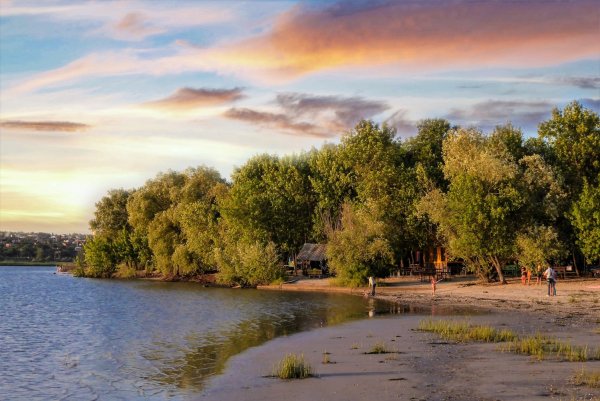 Пейзаж реки Дон Ростов