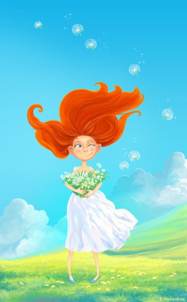 Фея с рыжими волосами