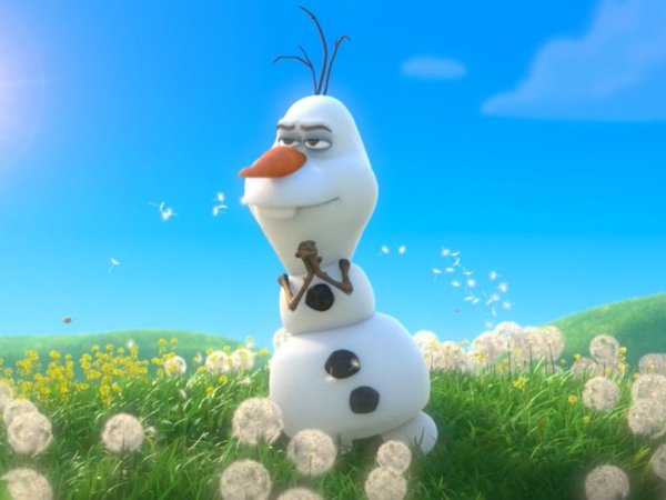 Олаф Холодное сердце летом