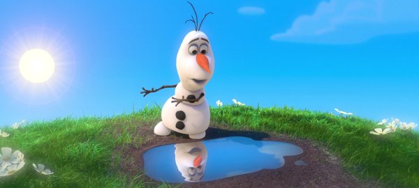 Снеговик Олаф летом