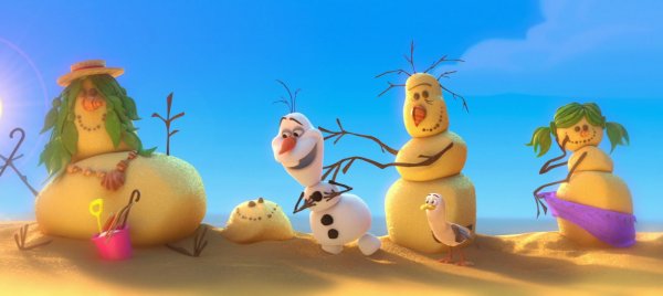 Снеговик Олаф мультфильм