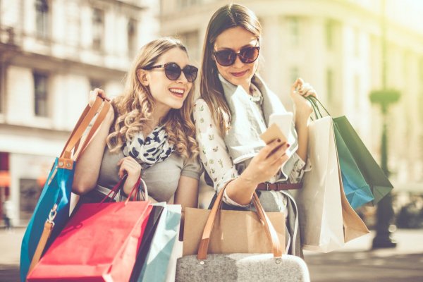 Шоппинг с подругой