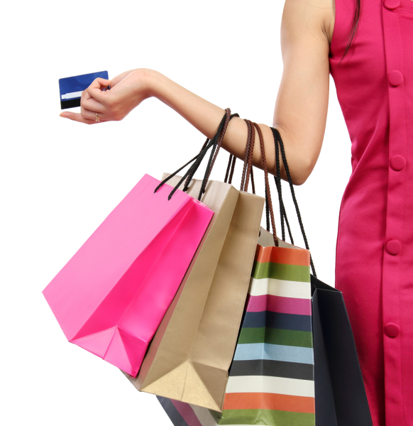 Женщина с покупками