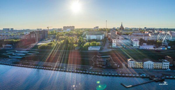 Панорама набережной Ижевска