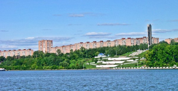 Панорама набережной Ижевска