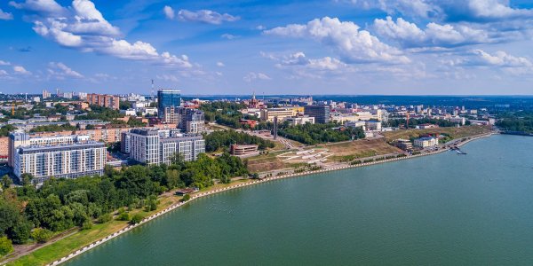 Ижевск с птичьего полета