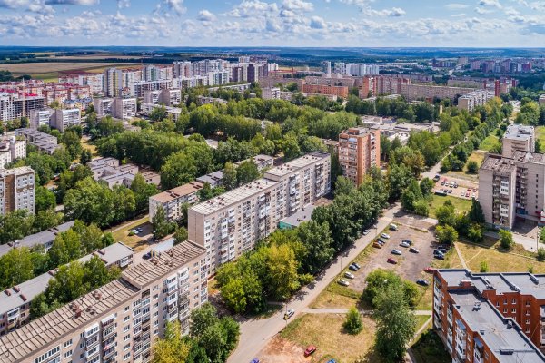 Ижевск с птичьего полета