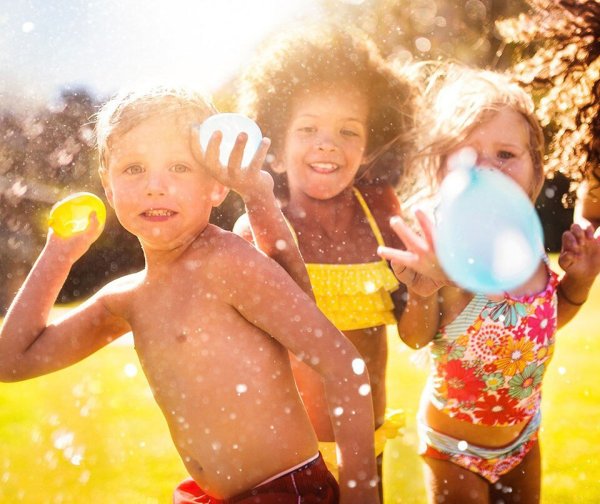 Дети лето веселье