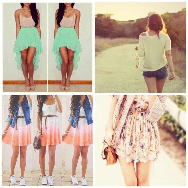 Разноцветная одежда