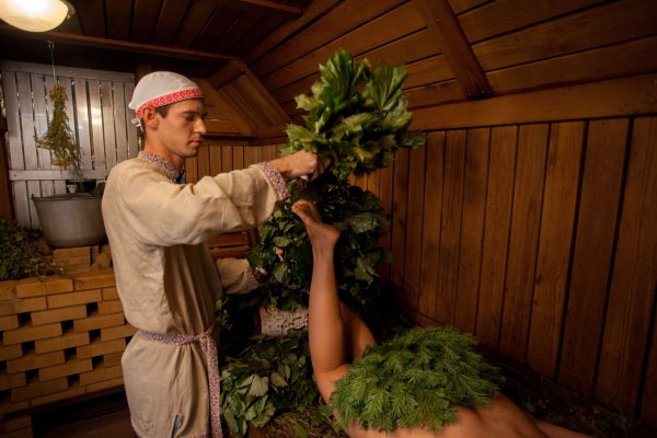 Банщик с веником