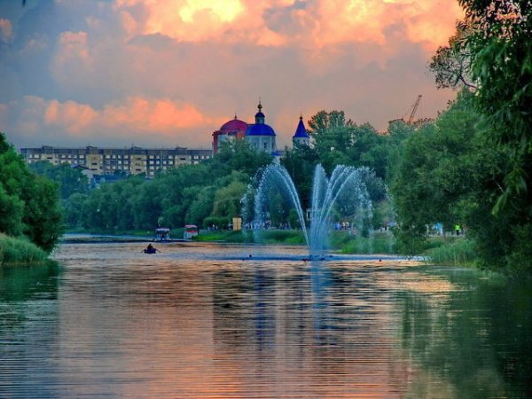 Набережная города Тамбова