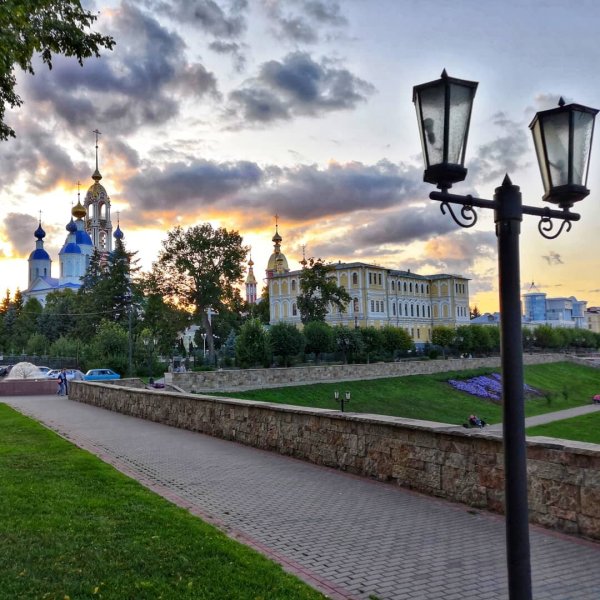 Тамбов набережная летом