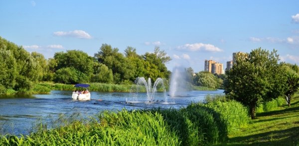 Тамбов река Цна набережная