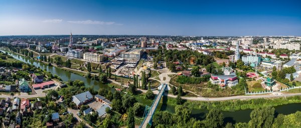 Тамбов вид с высоты птичьего полета