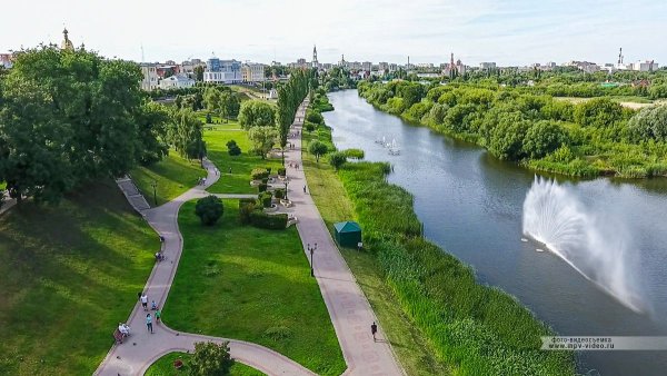 Набережная реки Цны