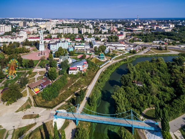Тамбов сверху набережная