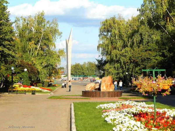 Сквер на улицы славы г. Пензы